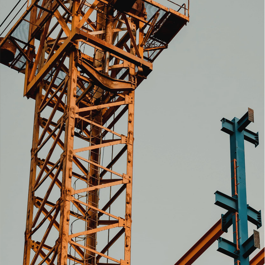 ZAMAK alloy construction crane platform with dimensional stability and moderate casting temperatures