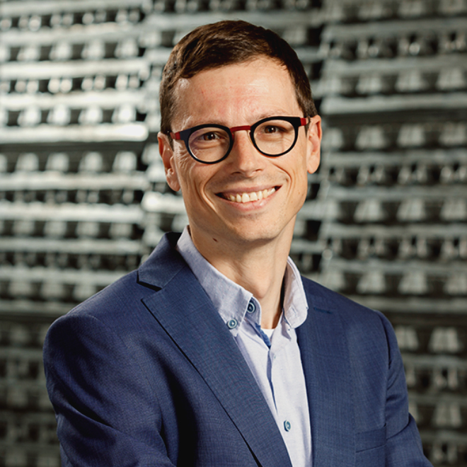 Portrait of Thomas Bosschem, Chief Financial Officer at REAZN, steering financial strategy and driving sustainable growth in recycled zinc